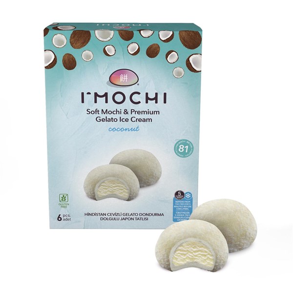 I'Mochi Hindistan Cevizli Dondurmalı Mochi 6 Adet